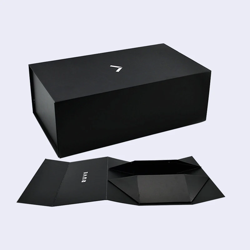 Factory wholesale high-grade cardboard box fruit wine environmental reusable small order folding magnetic box