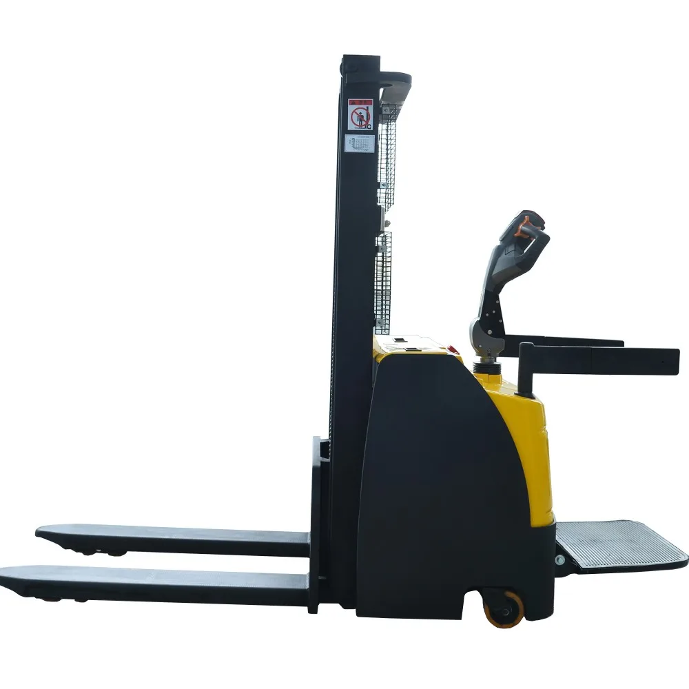 Specially used in cold storage all electric forklift stacker with forged fork