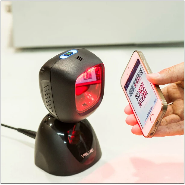 Genuine HF600 2D Presentation Area-imaging Scanner, for Supermarket Payment Barcode Scanner and warehouse logistic