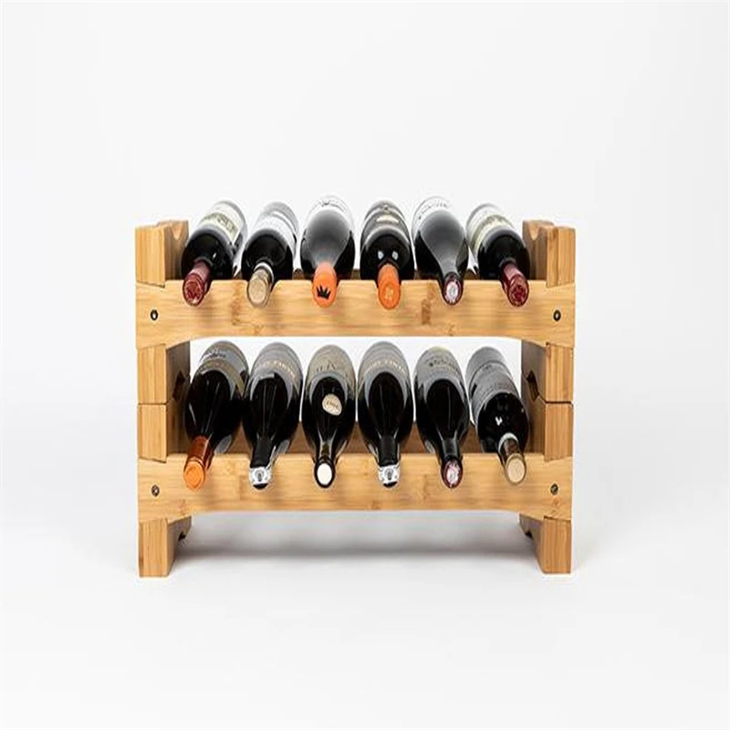 Customized Wholesale Modern Design Wooden Wine Rack Wall Mounted Table Top Wine Rack Wine Rack Stand