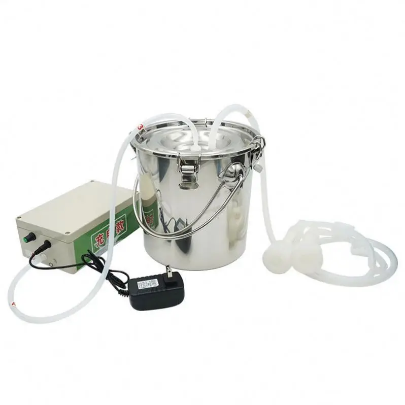 5L electric sheep massage milking machine small stainless steel barrel milking machine plug-in type