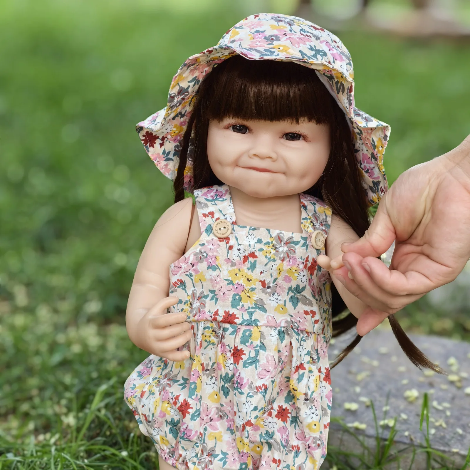 22 inches baby reborn dolls full silicone lifelike beautiful girl doll baby bath toy wholesale price