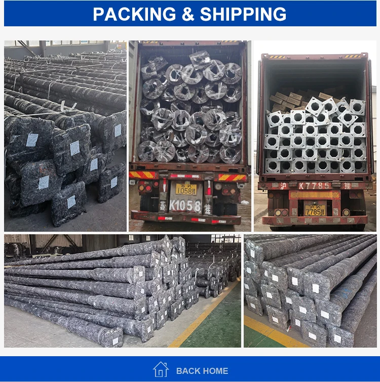 High quality 6m light pole garden