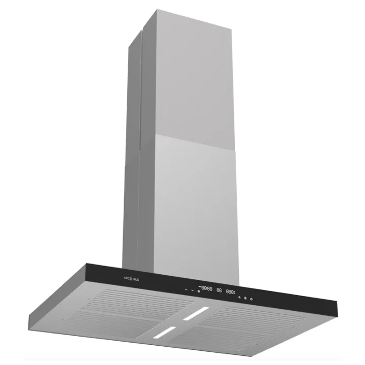 SLEEK CREAM SMART AUTO HEAT CLEAN ISLAND CHIMNEY  WITH 4 FILTER