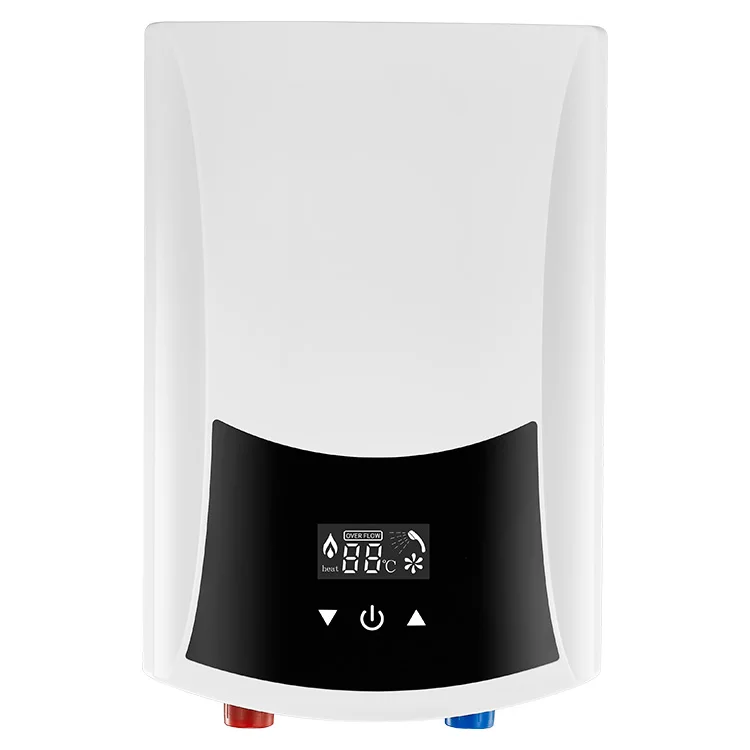 safety heating system Portable Bathtub Mini Geyser family electric shower tankless water heaters