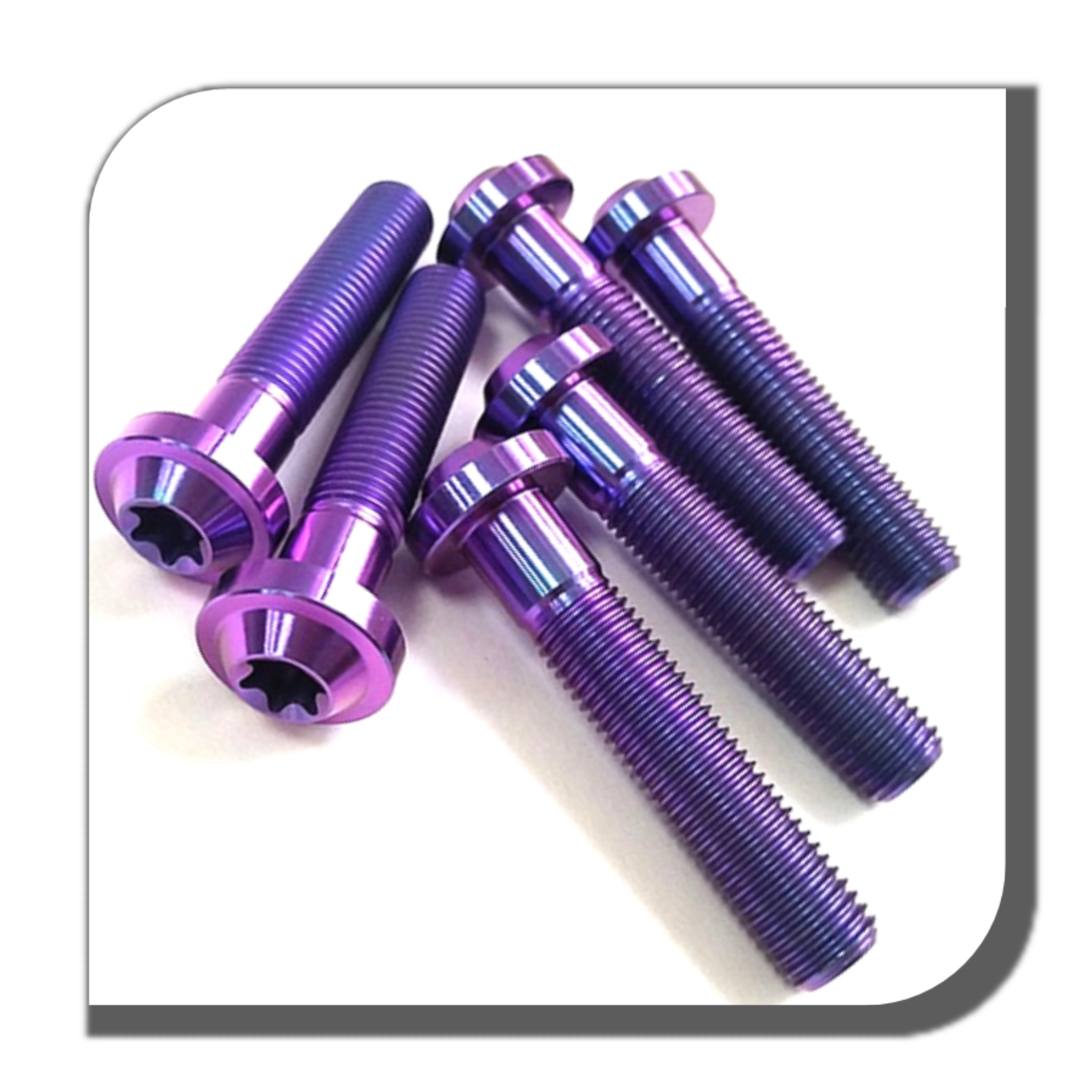 M10x10/15/20/25/30/40 titanium torx head disc brake Rotor screws