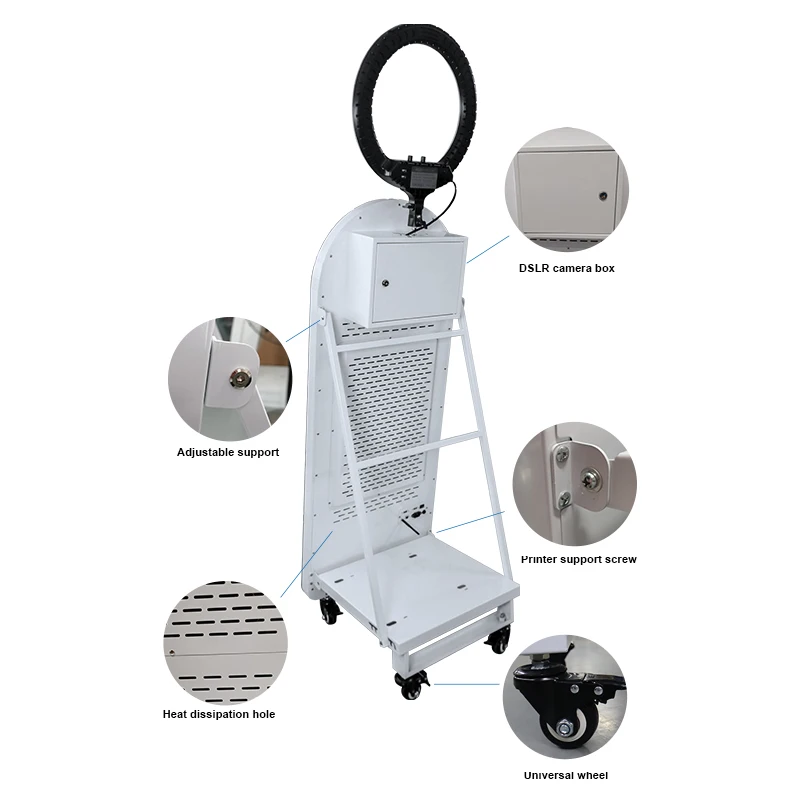 Wedding Events Photobooth Portable Selfie Led Frame Kiosk Touch Screen  Magic Mirror Photo Booth Machine