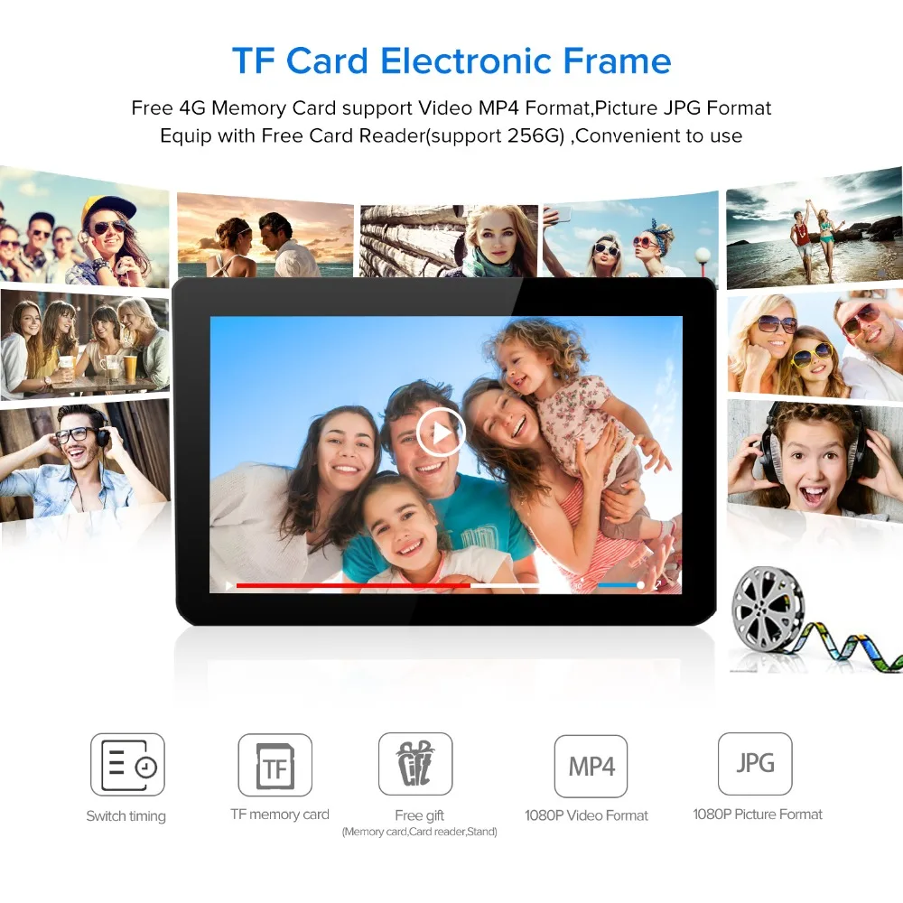 
Uperfect 10.1 inch lcd touch screen monitor wall mounted 1366*768 compatible with TF card for raspberry pi 