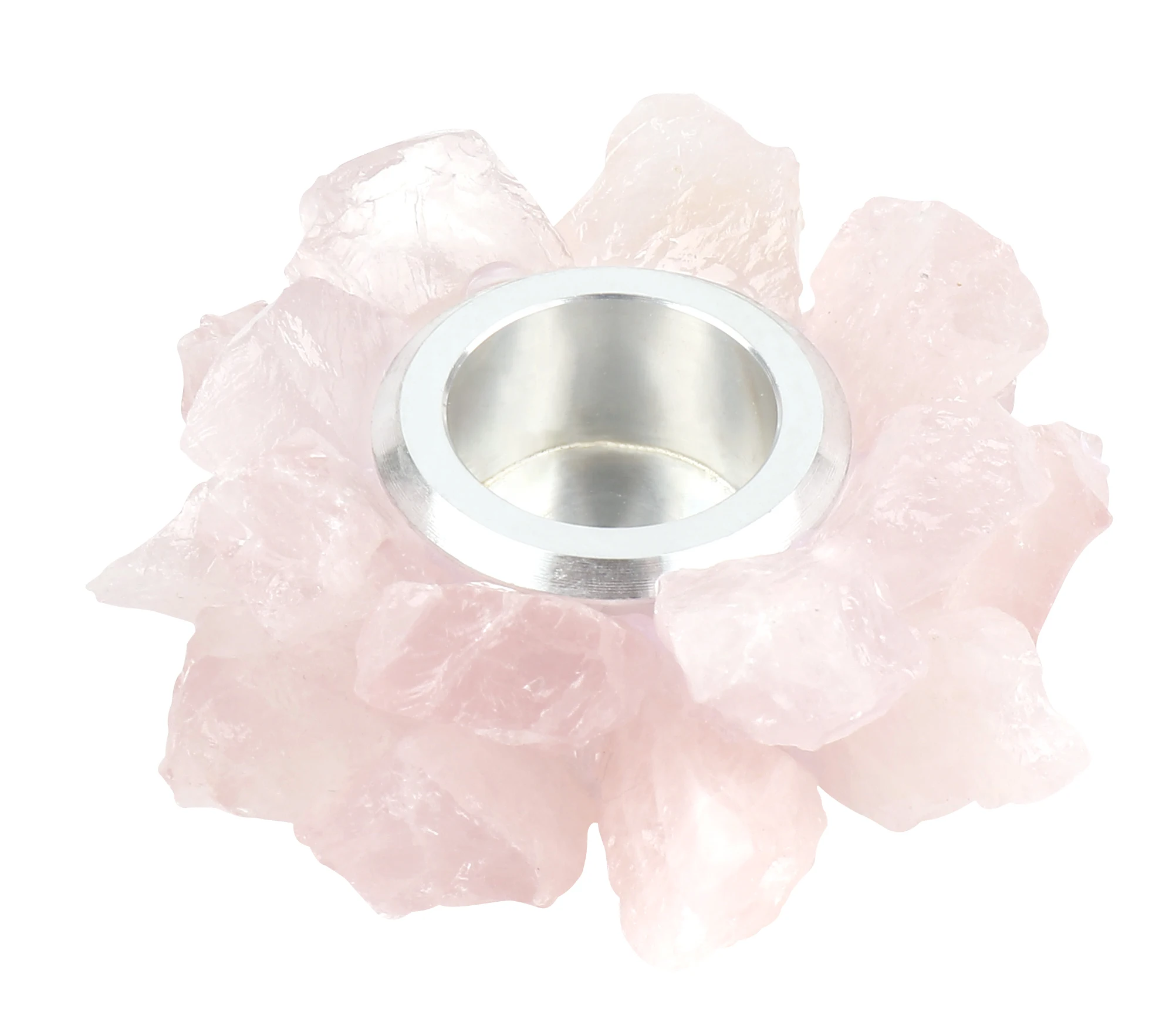 Handmade Natural Amethyst Cluster Quartz Crystal Healing Votive Candle Holder Gemstone Tealight Holder Home Decor Reiki Stone