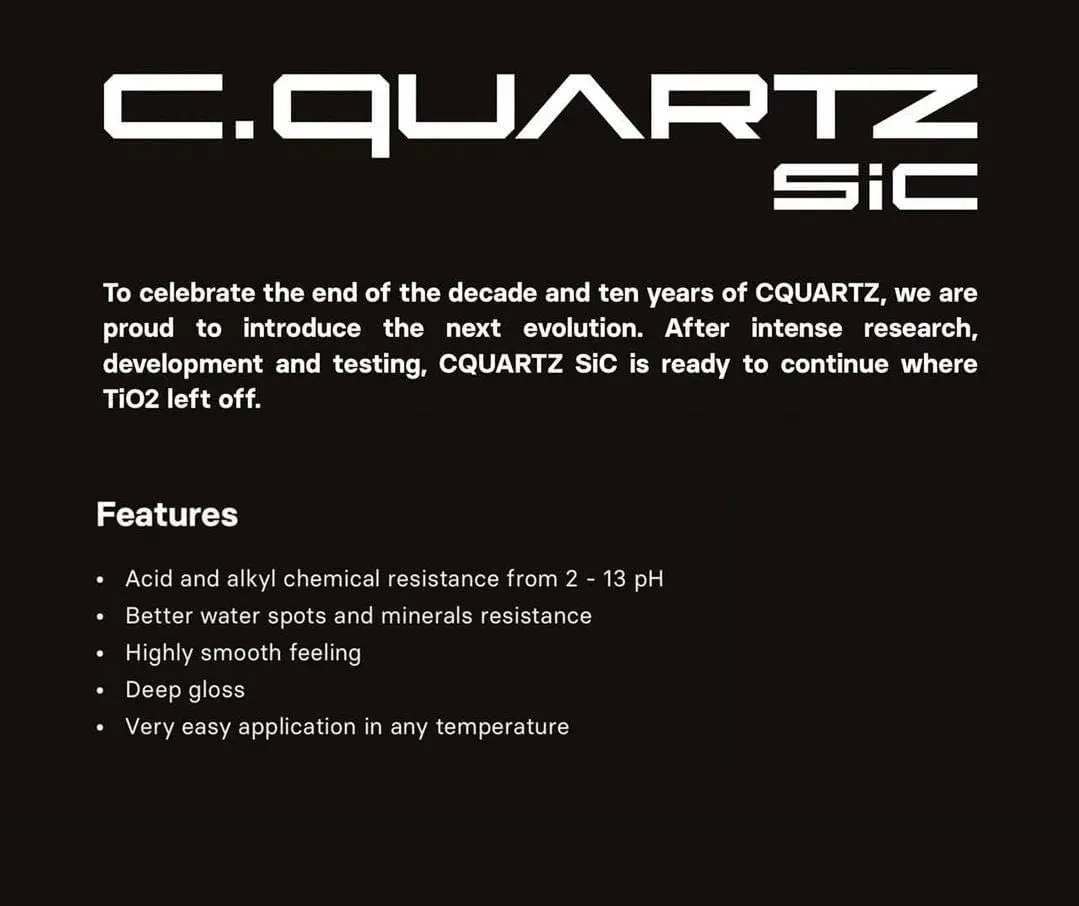 OEM CARPRO C.QUARTZ SIC  Ceramic Coating UV Protection for Wheels and Exteri  self healing and UV track technology