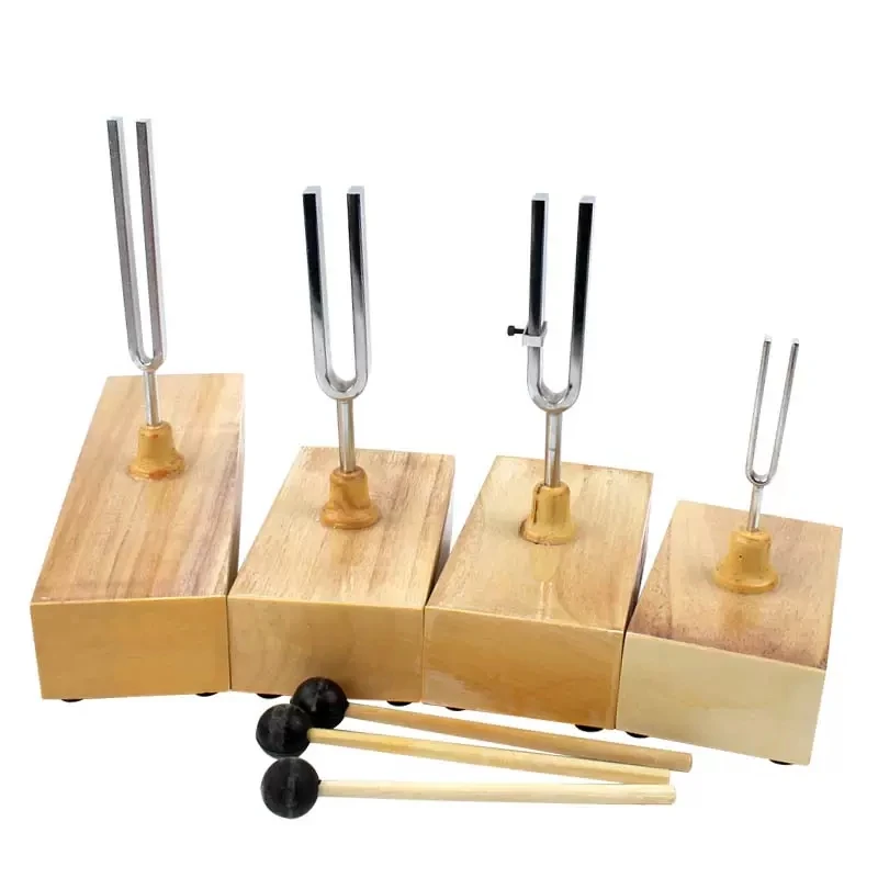 512HZ tuning fork pocket-size  physical laboratory equipment Acoustic experimental apparatus with rubber mallet