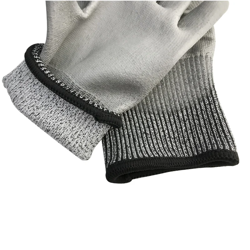 ANT5PPE SNGA5 Hppe Industrial Cut-Resistant Gloves ANSI A7 Level 7 Work Safety Protection Hand Glove PU Coating Anti-Cut