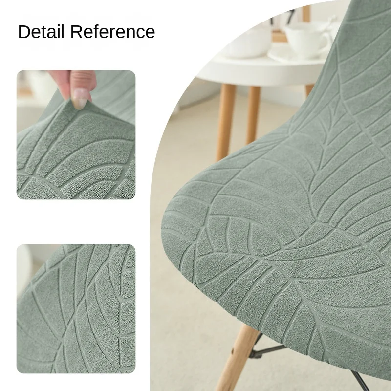 Waterproof Elastic Large Leaf Flower Chair Cover for Home and Hotel Dining Cross-Border Banquet Chair Use