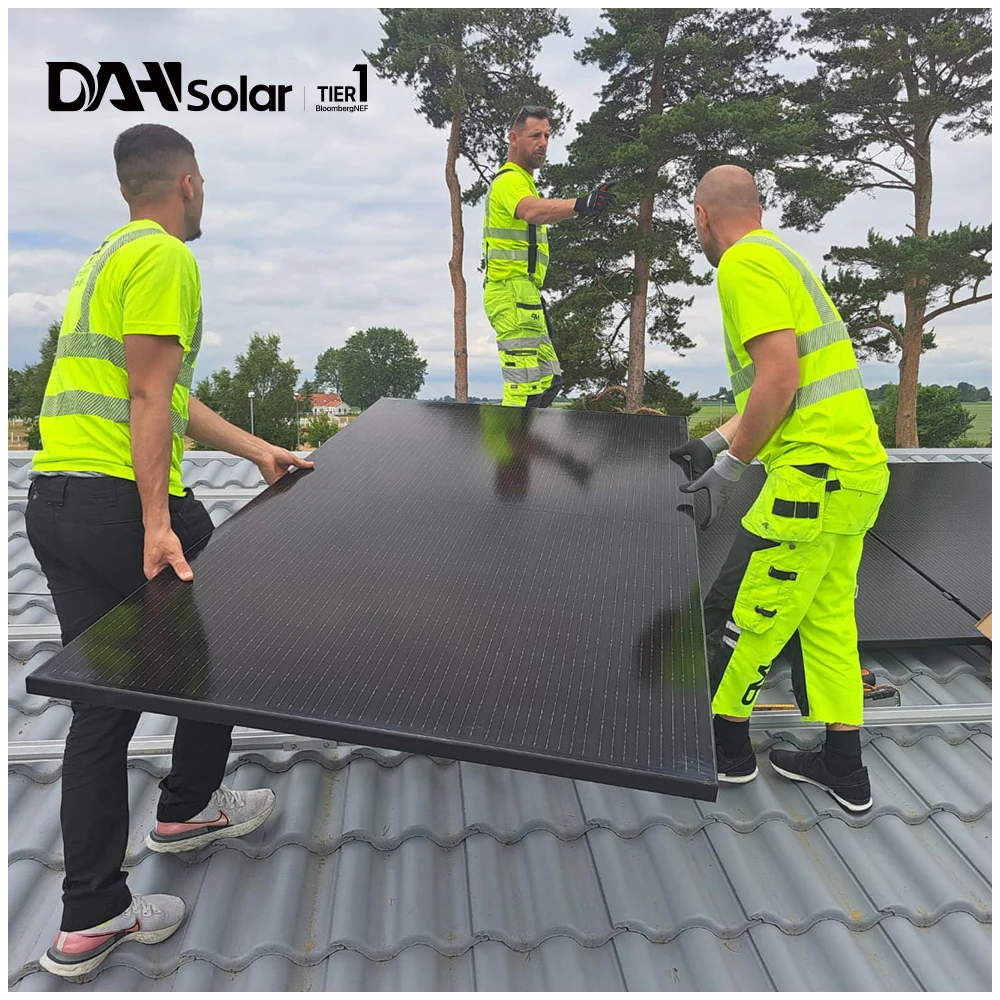 Full black frameless placa solar fotovotaica 470w 475w 480w 485w monocrystalline solar panel n type