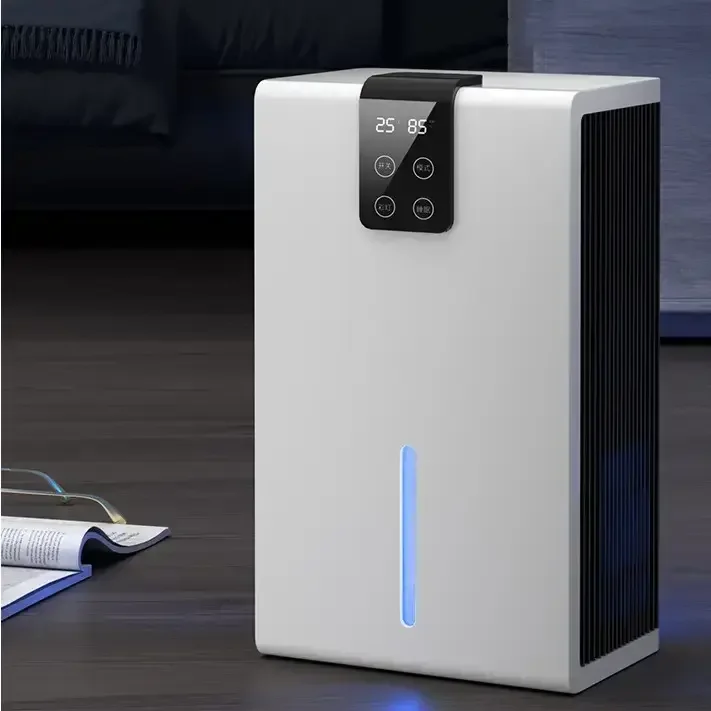 Small Automatic Portable LED LCD Screen Moisture Proof Smart Air Purifier Dehumidifier For Home