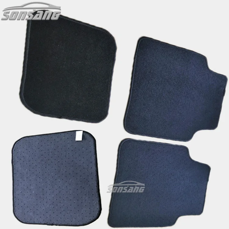 Fashion black car carpet universal with custom logo