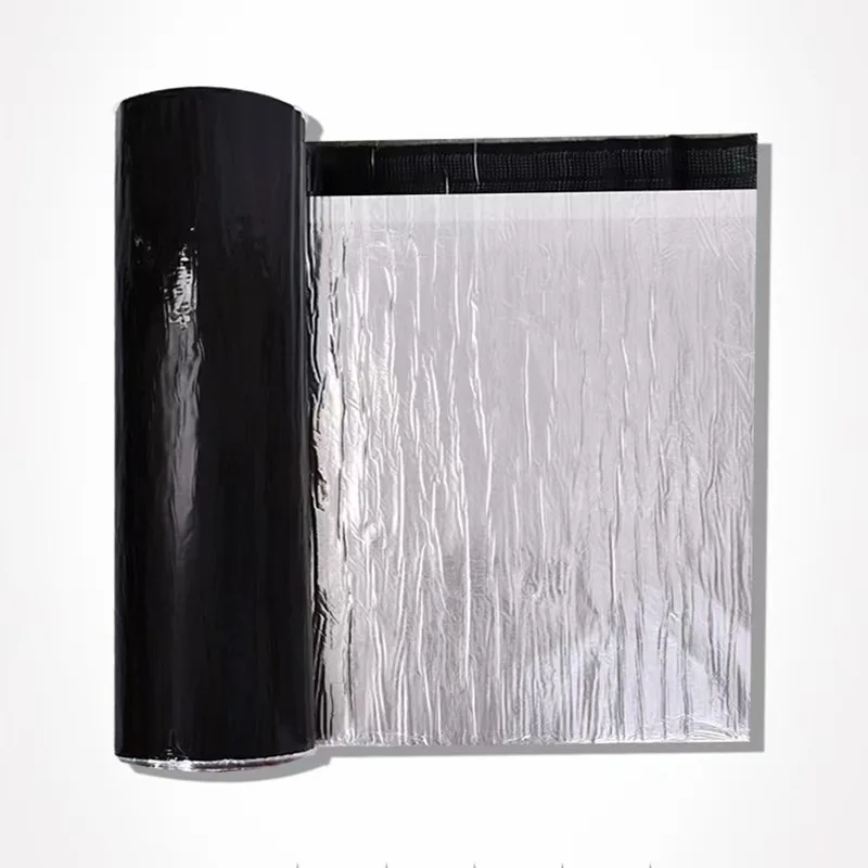 Wholesale Hot Waterproof membrane Outdoor Bitumen Polyester felt Black customized Self adhesive waterproofing membrane