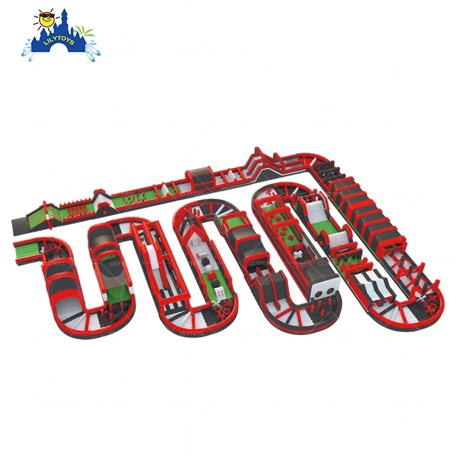 Extreme Fun Run Inflatable Obstacle Course Sport Playground
