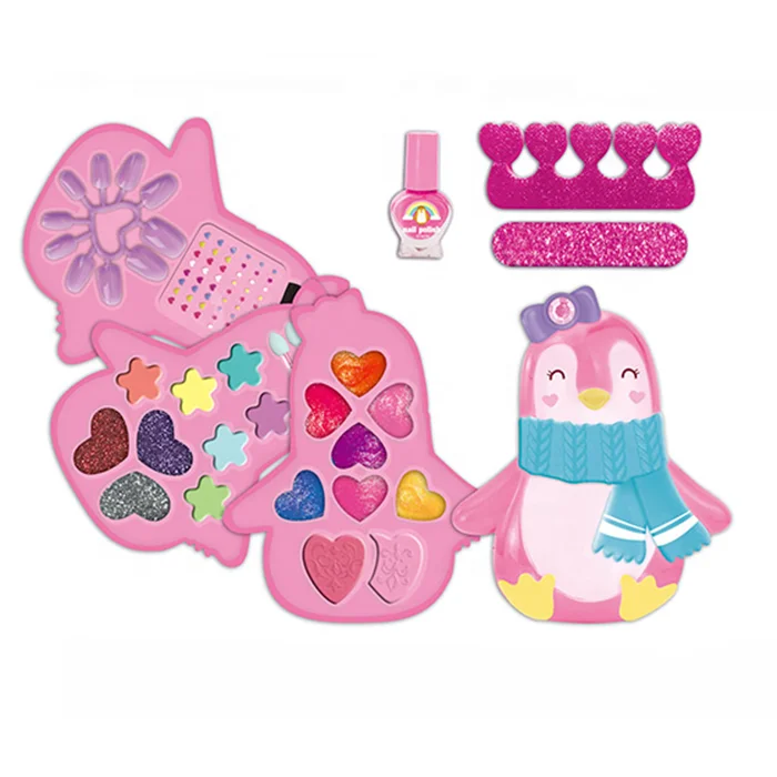 
Fashion make up toys for girls eye shadow nail polish nail art toy for kid 