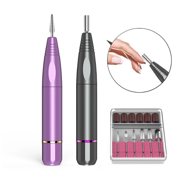 Handhold Strong Manicure Pedicure Tool Acrylic USB Electric Nail Drill Machine
