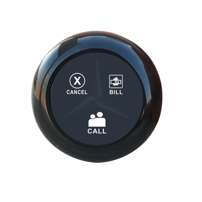 Artom black waterproof call button with strong signal coverage