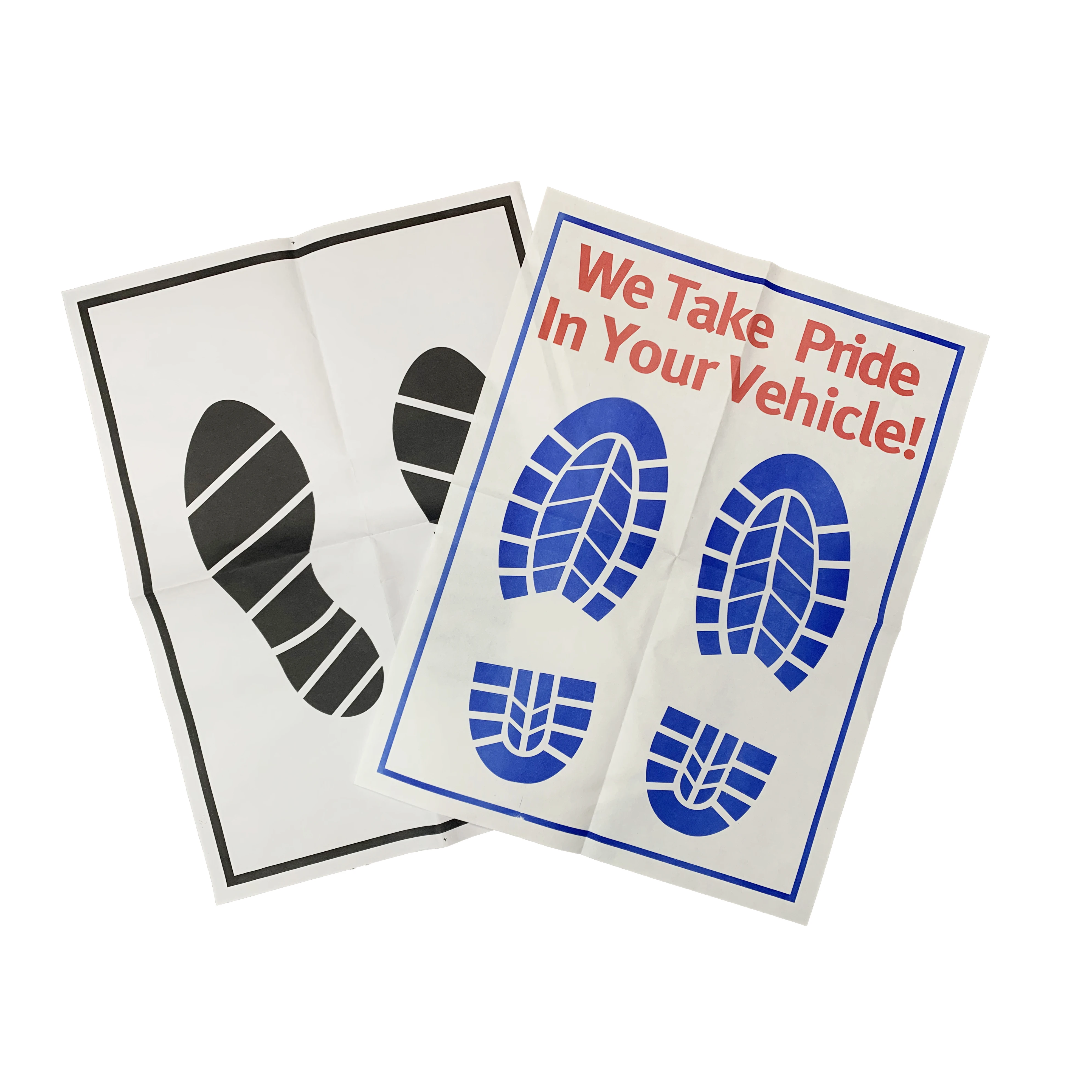 paper floor mat for car disposable anti-slip car mat