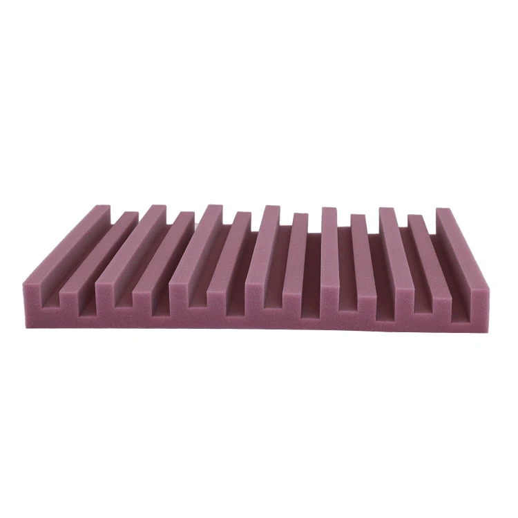 Low Cost Strip Shape Colorful Sound Proof Thick Foam Music Studio Acoustic Panels On Wall