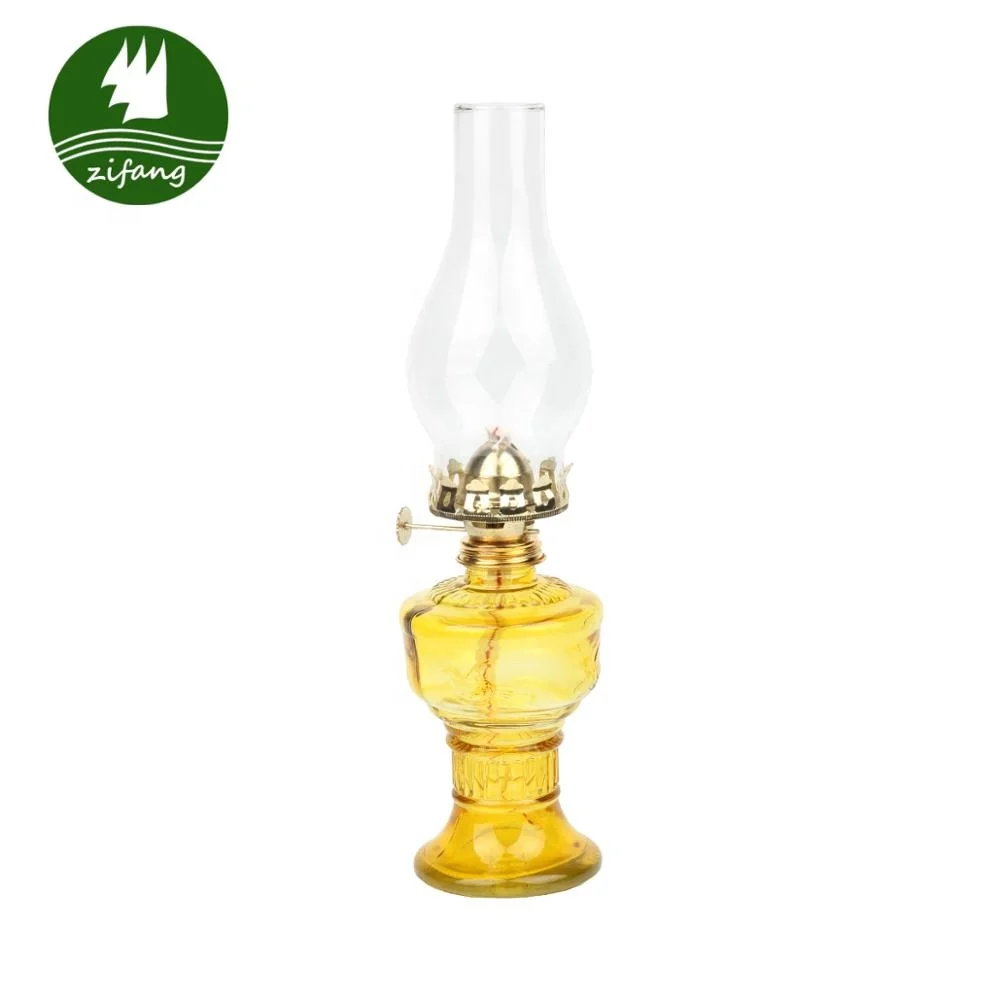 High Quality European-Style Factory Supply Glass Cafe Tea House Decoration Oil Lamp Lighting Table Lamp Kerosene Lamp