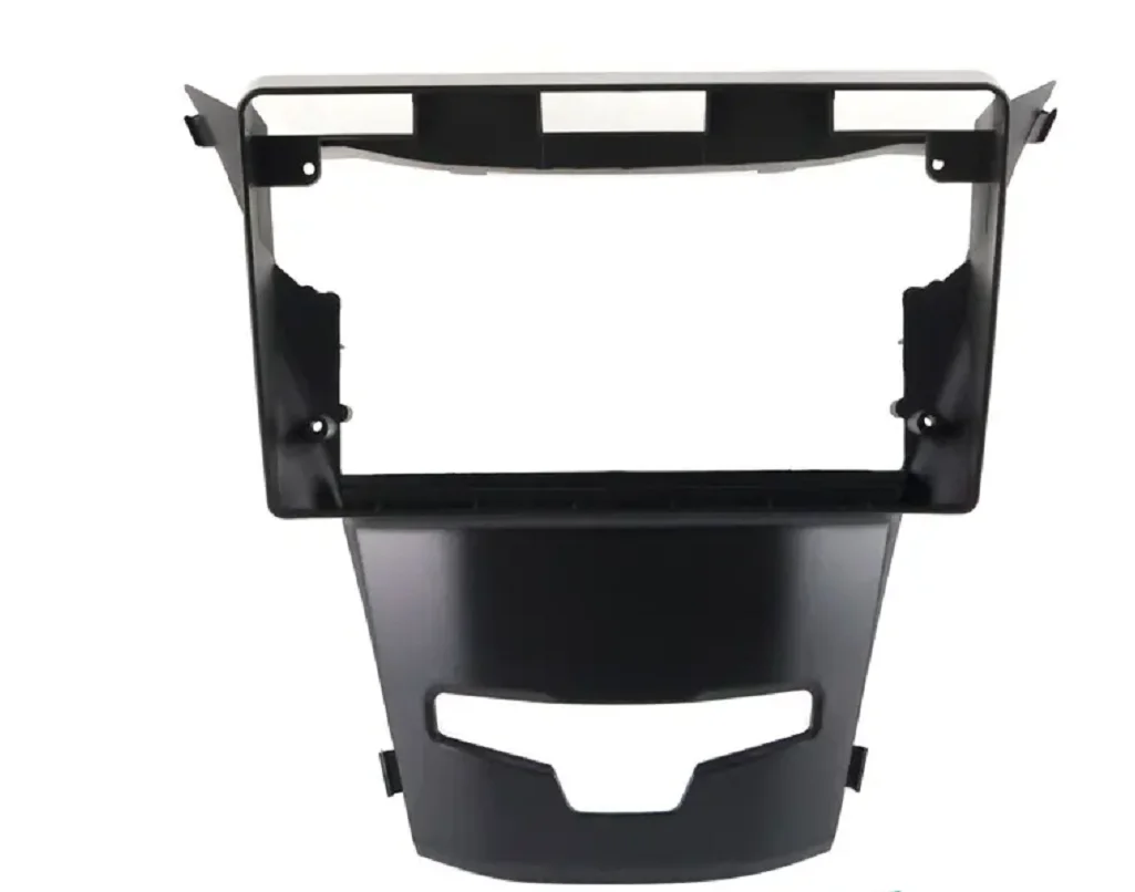 Car Radio Frame For 2014-2016 Ssang Yong Korando Android Car Panel 9Inch Car Interior Accessories Fascia Frame