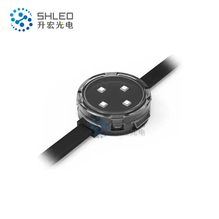  Водонепроницаемый IP67 высокой яркости адресный dmx Rgb 42 мм программируемый светодиодный пиксельный точечный