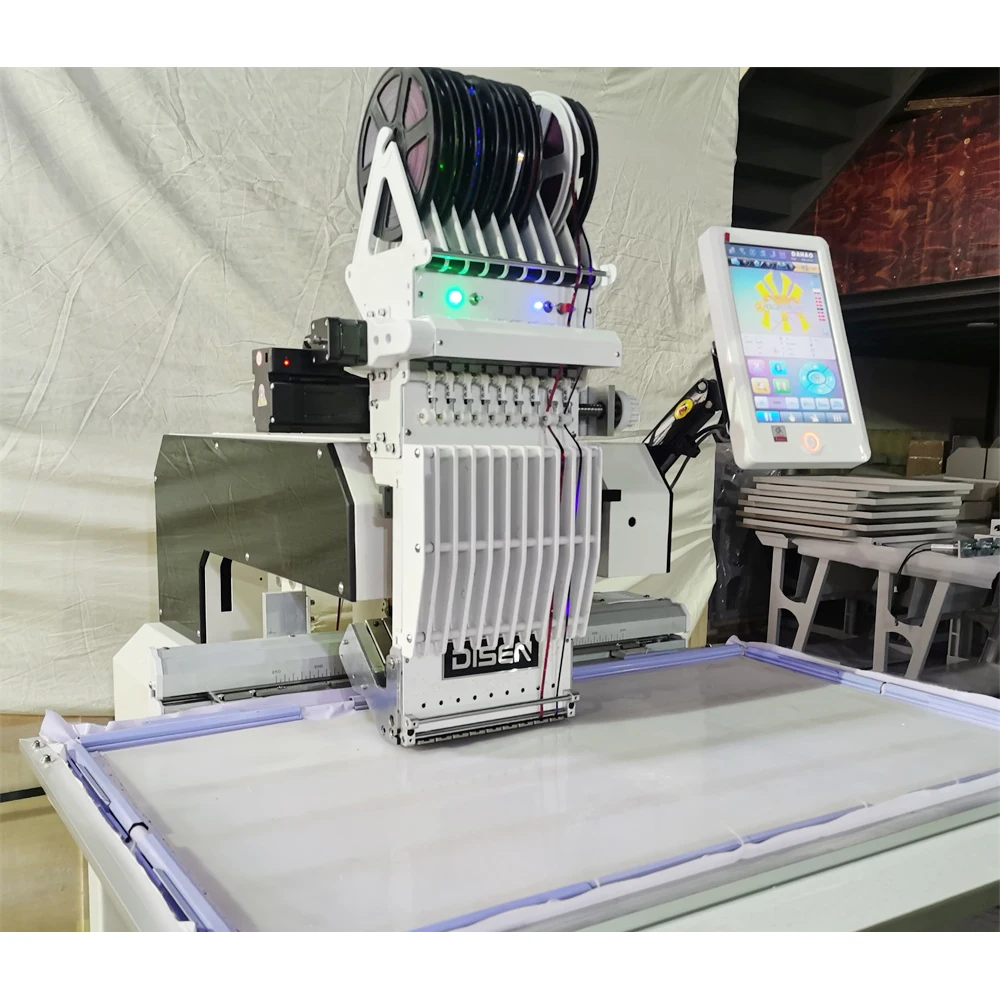Retail pro single mini hotfix spangle elite bling machines asp curtain leaser six color sequins spangle motif making machine