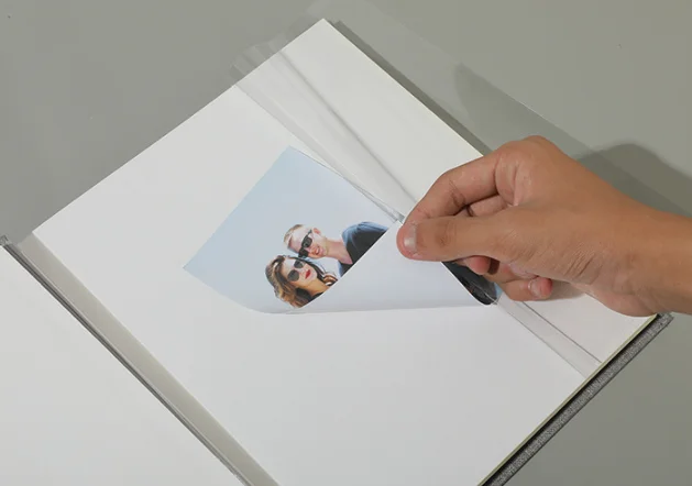 Custom linen self-adhesive DIY photo booth album family large capacity handmade creative gifts album book