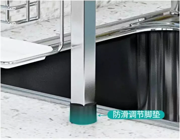 304 Stainless Steel Kitchen Commodity Shelf Storage Organizer Rank For Spice Dish Tableware