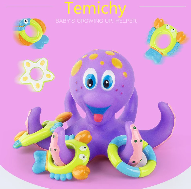  Детские Игрушки для ванны Termichy Octopus