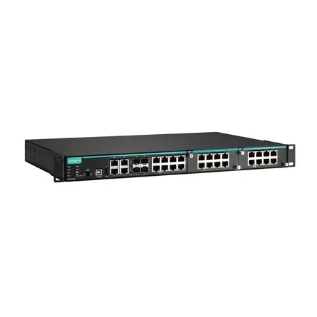 MOXA IKS-6728A Series 24+4G-port Gigabit modular managed PoE+ Ethernet switches