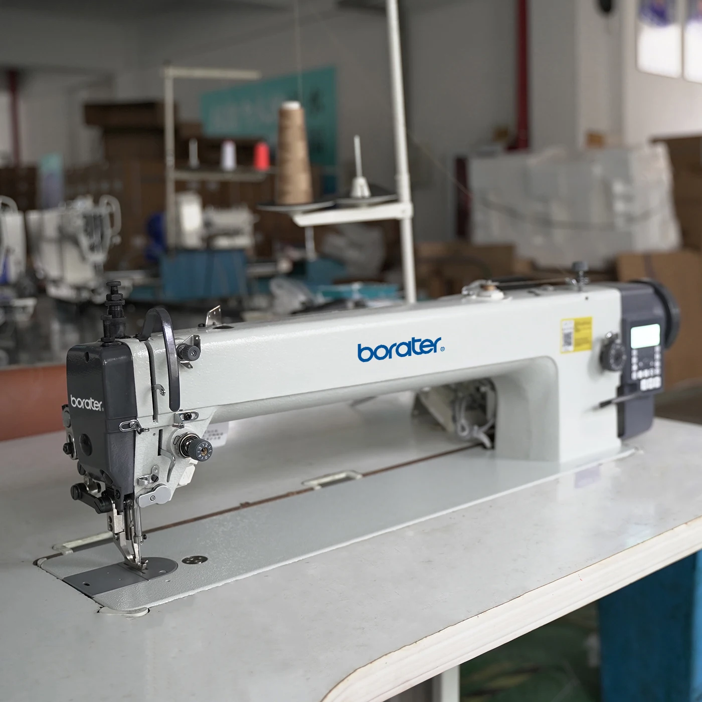 Long arm single needle mixed feeding heavy-duty sewing machine  B-0303-56