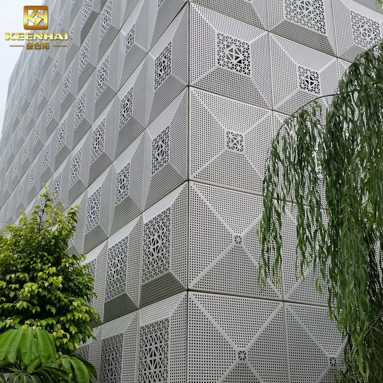 Decorative Facades Panel Perforated Outdoor Aluminum Facade Panels