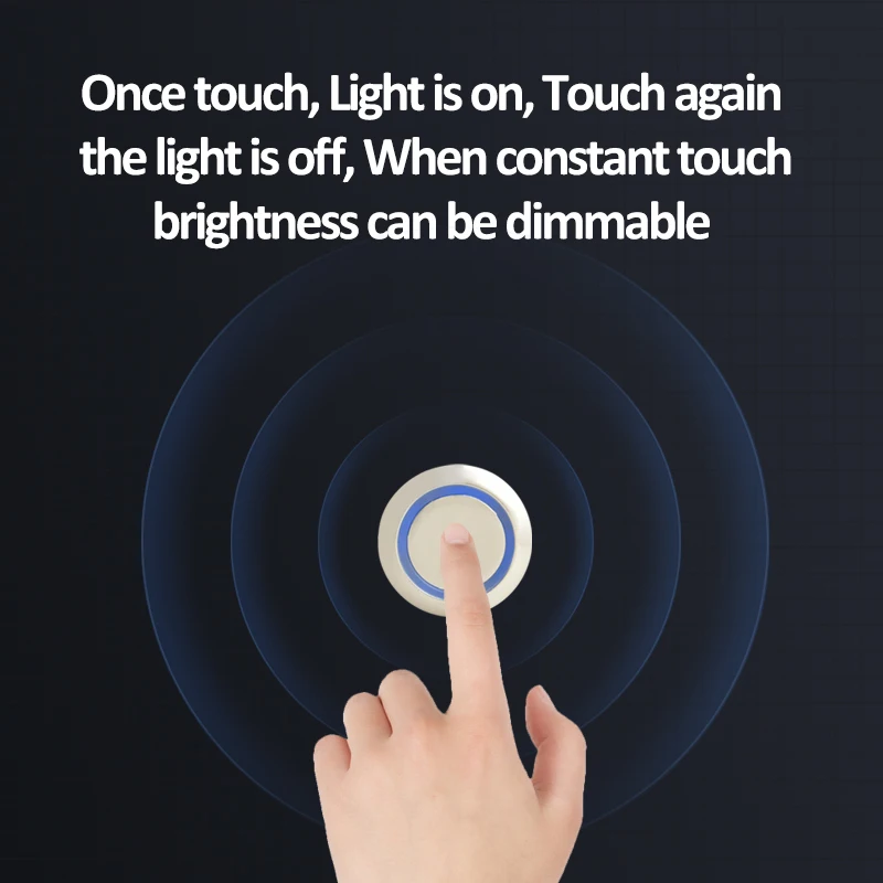 Factory Price 60W 2M Dupond port Wholesale Led Touch Dimmer Switch Sensor 12v touch sensor switch