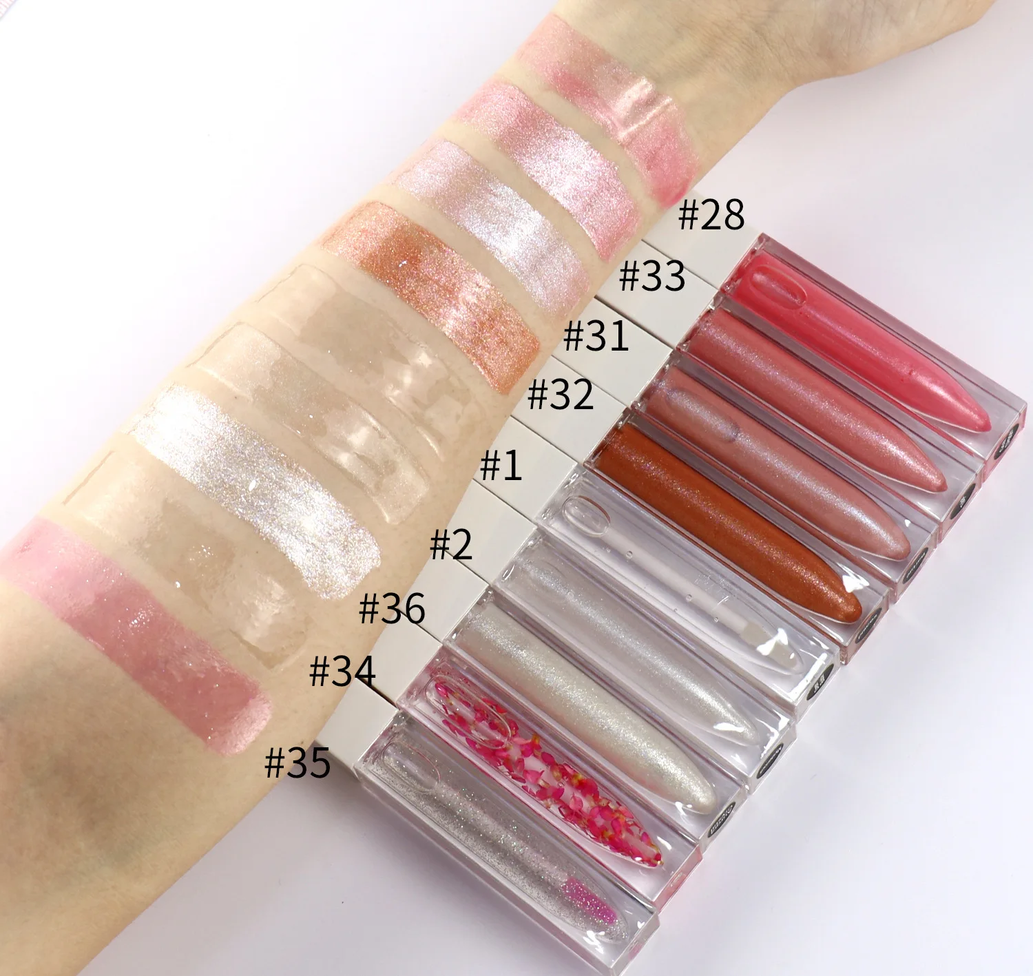 Custom Logo Make Up Lip Stick Water Proof Natural Customize Able Lip Gloss Stick Tubes