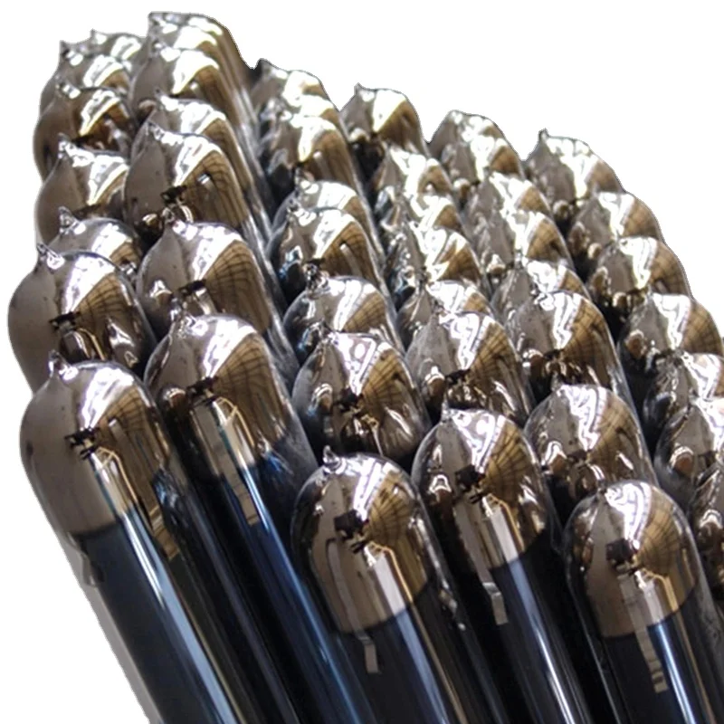 Вакуумные трубки 58*1800 мм по низкой цене и т. д., вакуумная трубка, три цели для солнечного водонагревателя