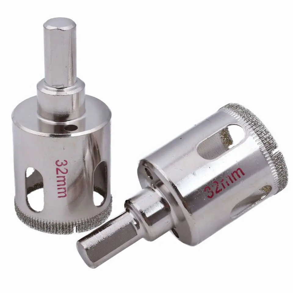 32mm Diamond Hole Saws Granite Drill Bits Tools For Stone Glass Tile