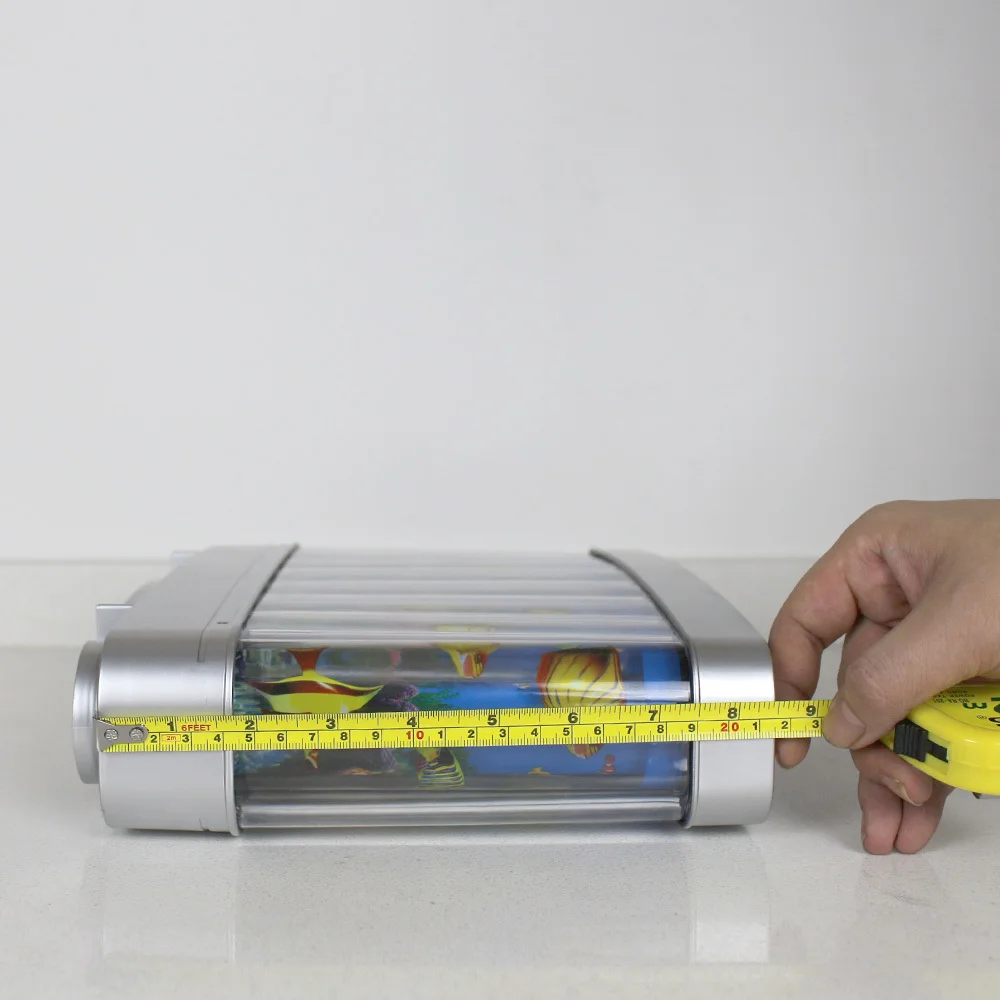 3D Discovery Kids Marine LED Lamp Rotating Ocean Aquarium Picture Motion Moving Lamp Night Light Tropical Fantasy fish light