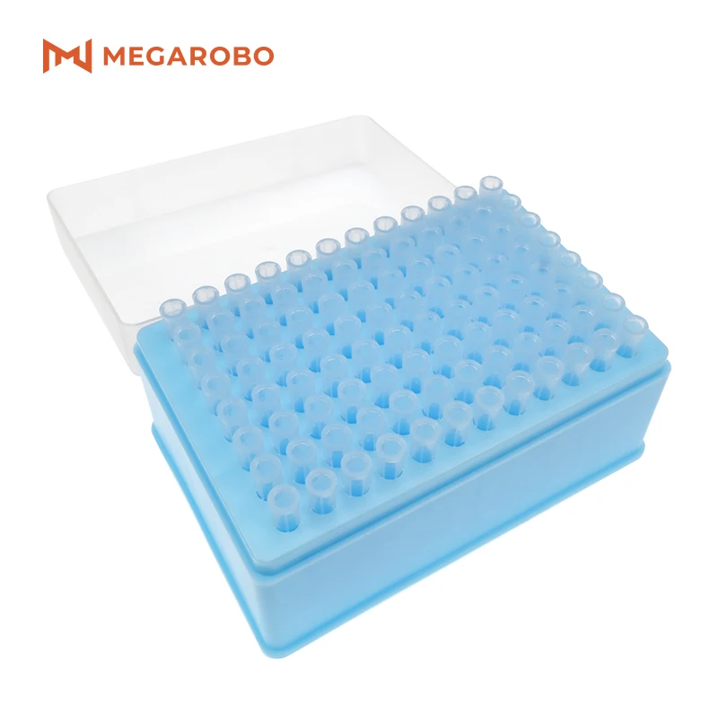 Megarobo 50uL 250uL 1000uL 1250uL одноразовый лабораторный микропластиковый фильтр пипетки наконечники