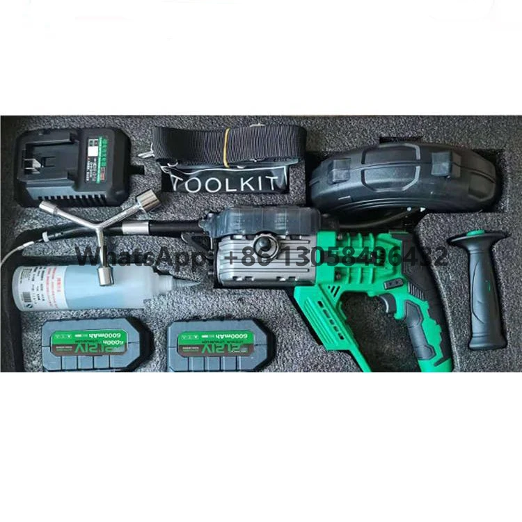 New Lithium Cordless Stringing Machine Cable Automatic Wall Lead Wire Electric Rechargeable Threading Machine For Electrician