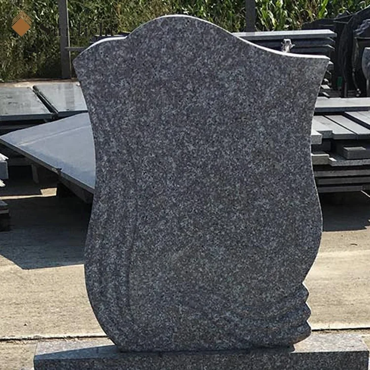 Cheap G664 purple Pink granite tombstone Price ,G664 granite flower vases for tombstone,monument tombstone design