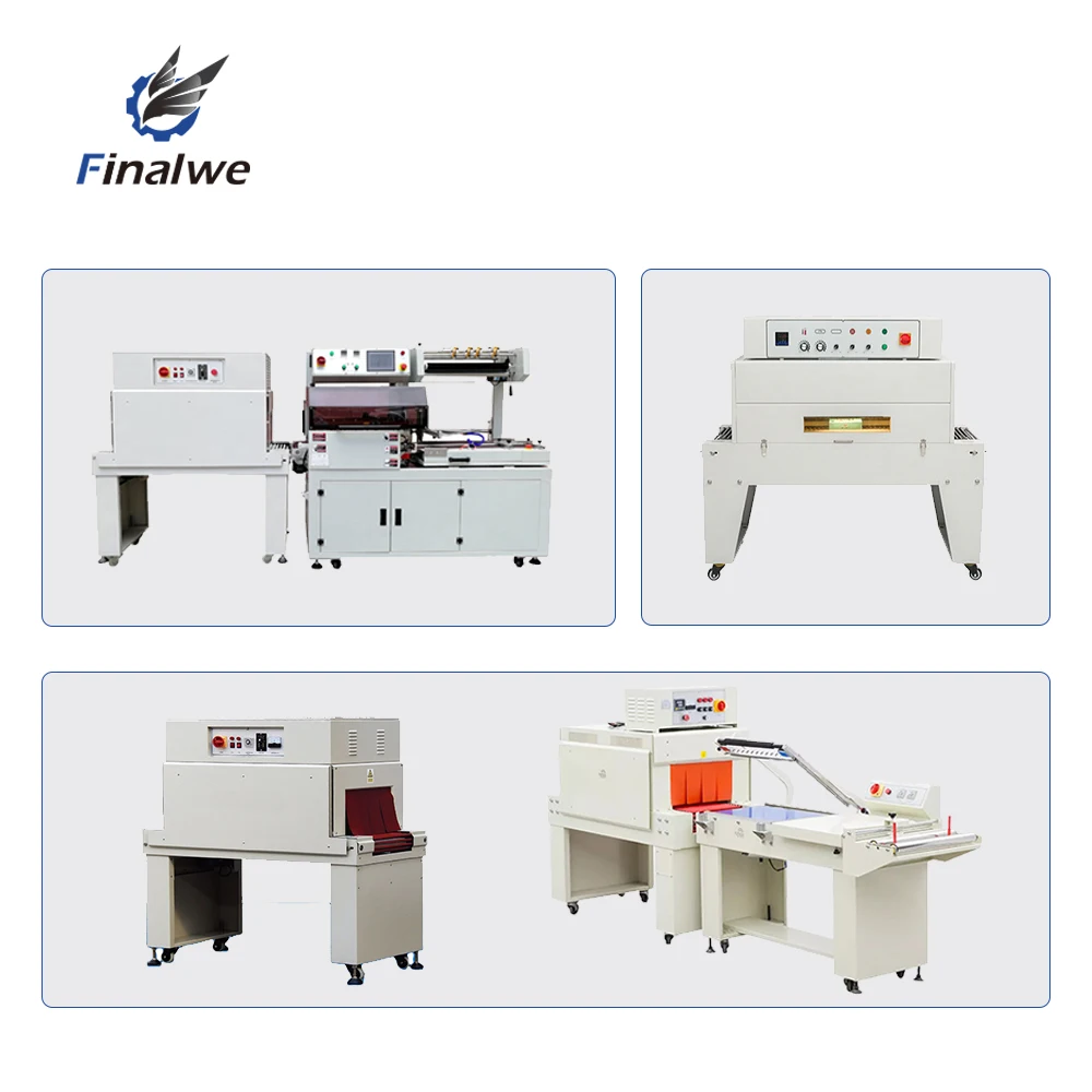 Soap Shrink Wrapping Machine For Water Bottles Automatic Shrink Wrap Machine For Small Box Sleeving Shrink Tunnel