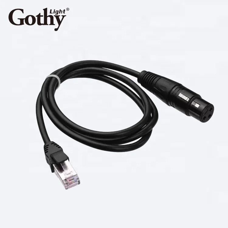 Переходник с RJ45 Ethernet на 3-Pin XLR Male Female 3-pin female коннектор к male