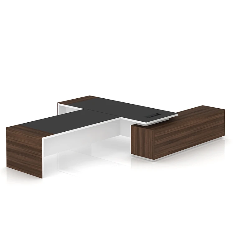 Premium Ceo Boss L Shape Office Furniture Luxury Office Desk Executive Modern