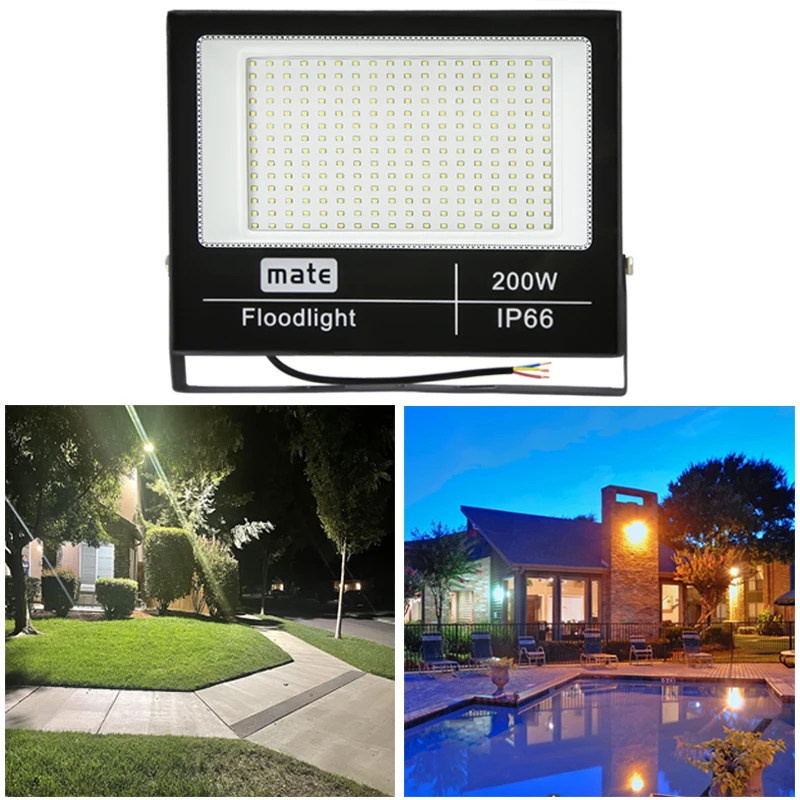 2022 NEW 50 100 150 200 Watt Flood Light 110V 120V Volleyball Court Led Floodlight