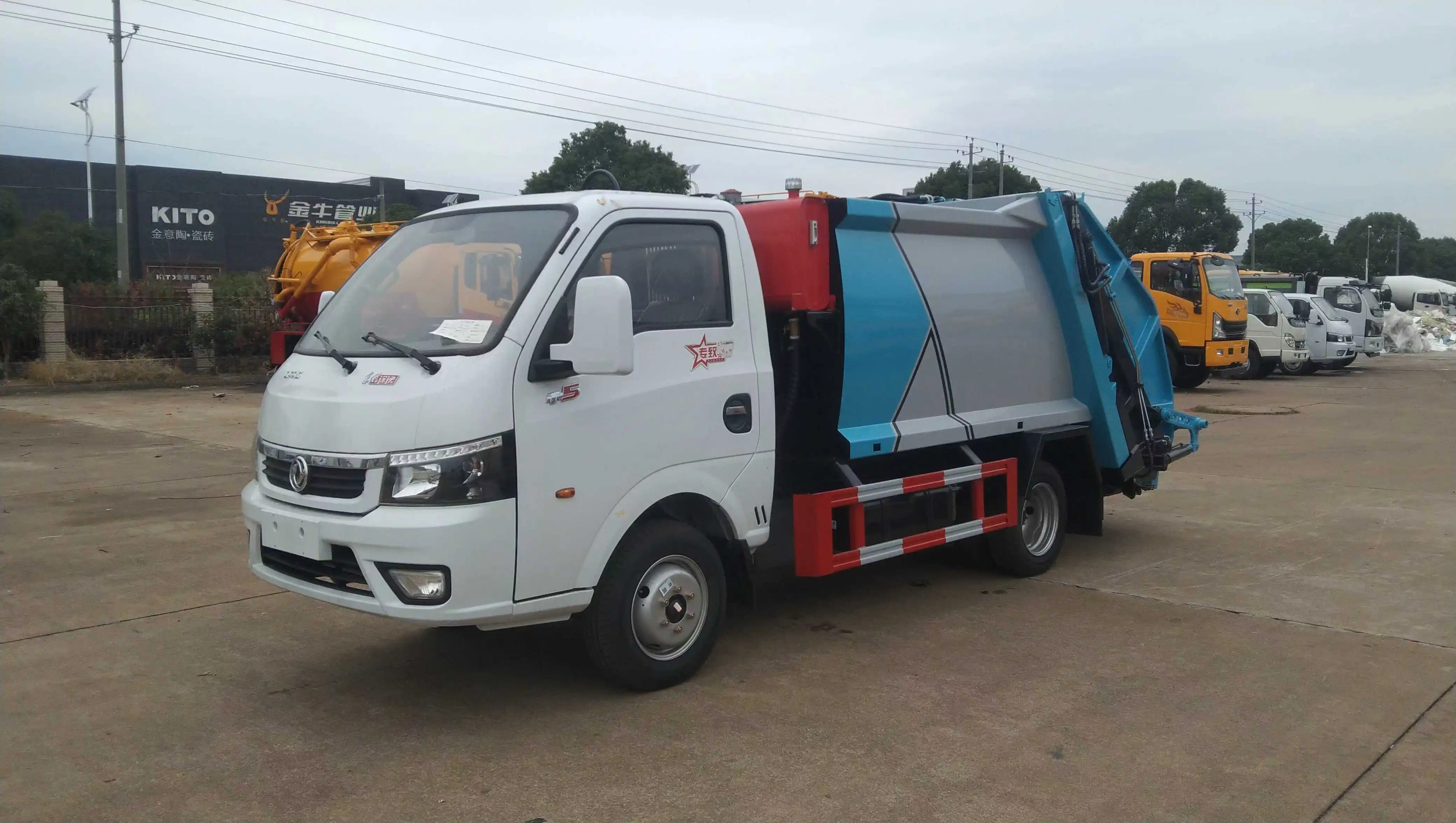 Китайский поставщик новая мода Dongfeng 6*4 Мусоровоз 20000л съемный отсек мусоровоз